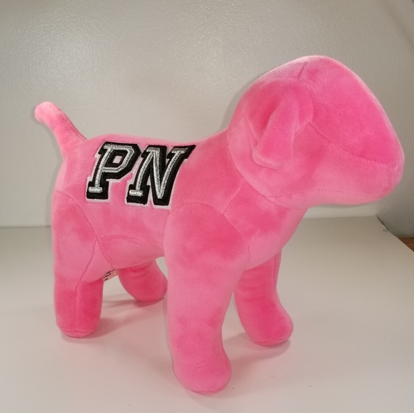 PINK Victoria's Secret Accessories - PINK Victoria's Secert Pink Nation Limited Edition Pink & Silver Plush Dog